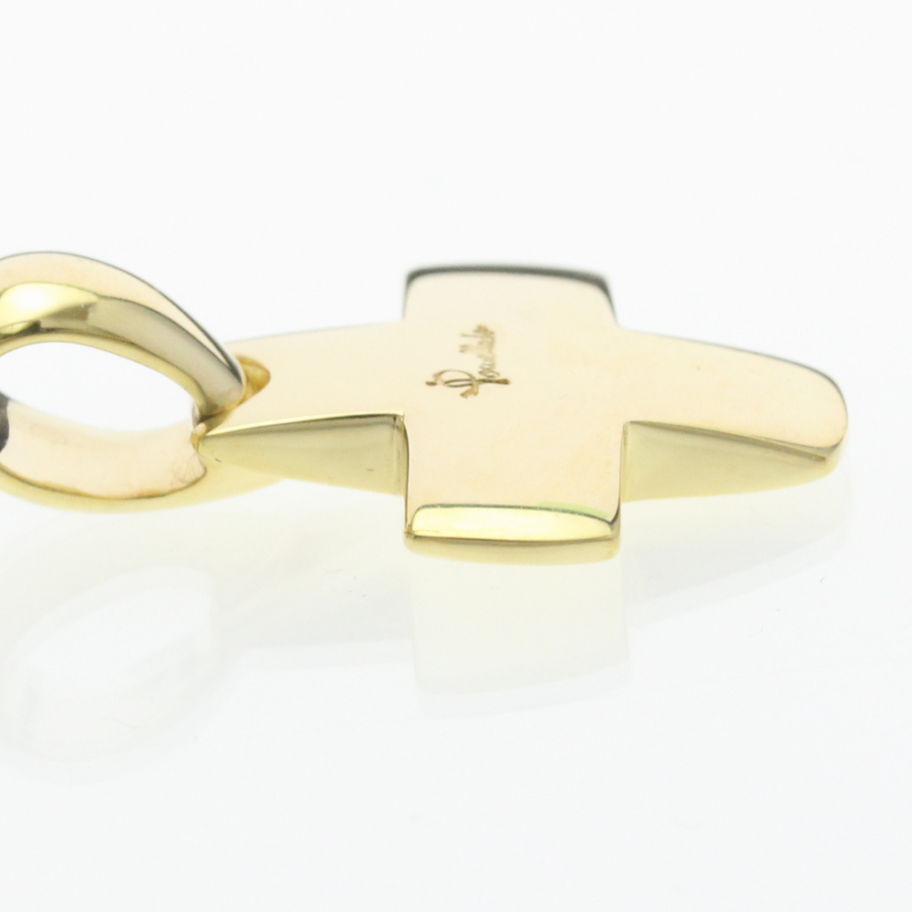 Pomellato Cross Charm Yellow Gold (18K) No Stone Men,Women Fashion Pendant Ne... - Picture 6 of 10